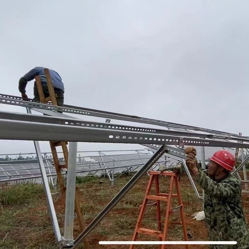 鍍鋅鋼管用于光伏支架案例